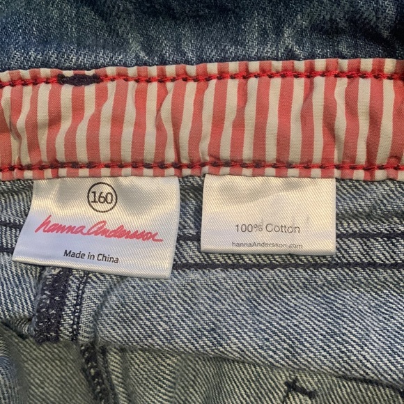 HANNA ANDERSSON Overalls Denim Medium Wash Size 160 XL 16-18 - Picture 6 of 8